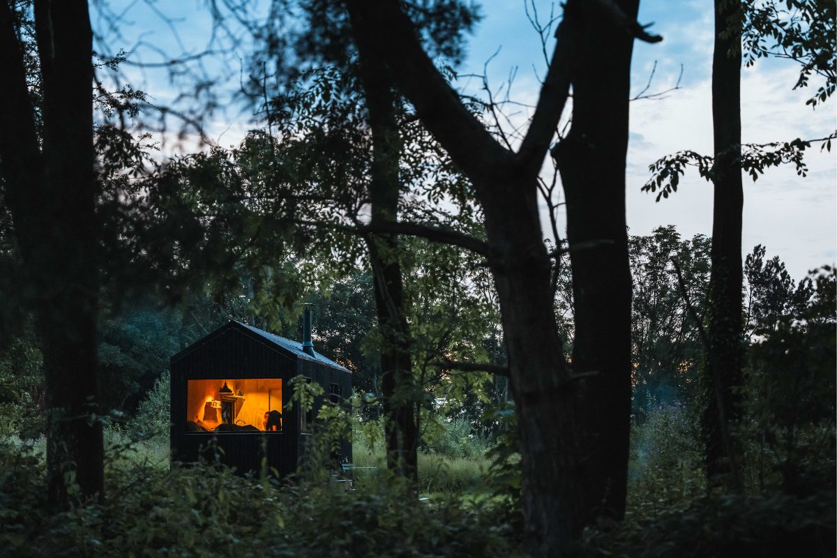 eco forest retreat cabin